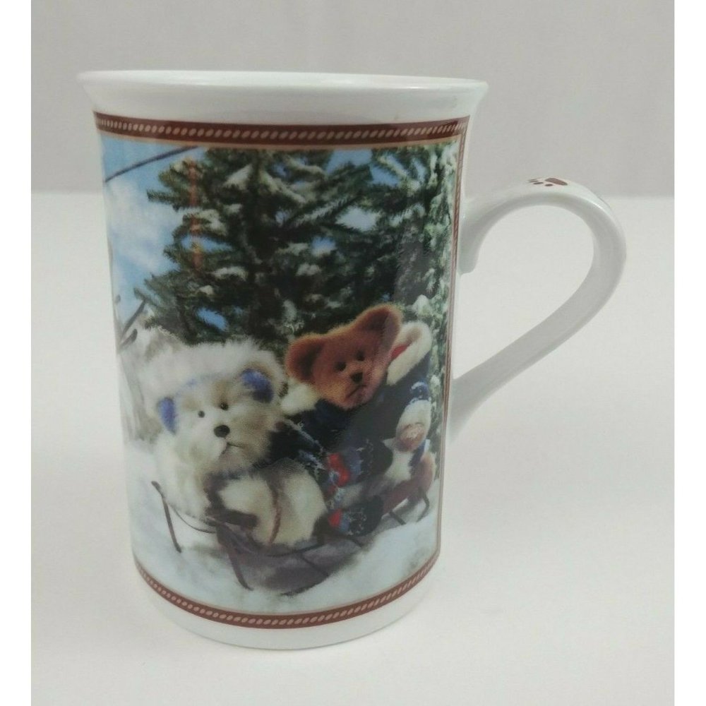 Boyds Bear Collector Mugs Hittin' The Slopes Danbury Mint Coffee Cup
